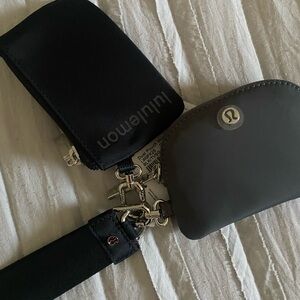 Lululemon dual pouch wristlet